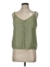 Shein 100% Polyester Green Sleeveless Blouse Size 6 - photo 1