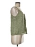 Shein 100% Polyester Green Sleeveless Blouse Size 6 - photo 4