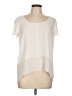 Jessica Simpson 100% Polyester Ivory Short Sleeve Blouse Size L - photo 1