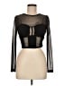 Karen Millen Black Long Sleeve Top Size 6 - photo 1