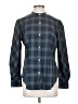 UNTUCKit 100% Cotton Argyle Blue Long Sleeve Button-Down Shirt Size 4 - photo 1