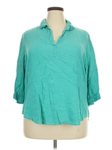 Shaver Lake 3/4 Sleeve Button-Down Shirt (view 1)