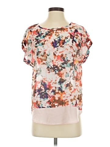 a.n.a. A New Approach Short Sleeve Blouse (view 1)