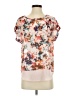 a.n.a. A New Approach 100% Polyester Pink Short Sleeve Blouse Size S - photo 1
