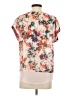 a.n.a. A New Approach 100% Polyester Pink Short Sleeve Blouse Size S - photo 2