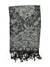 Unbranded Paisley Black Gray Scarf One size - photo 2