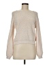 Debut 100% Polyester Polka Dots Ivory Pullover Sweater Size M - photo 1