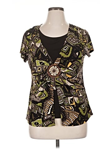 Notations Short Sleeve Blouse (view 1)