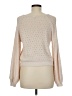 Debut 100% Polyester Polka Dots Ivory Pullover Sweater Size M - photo 2