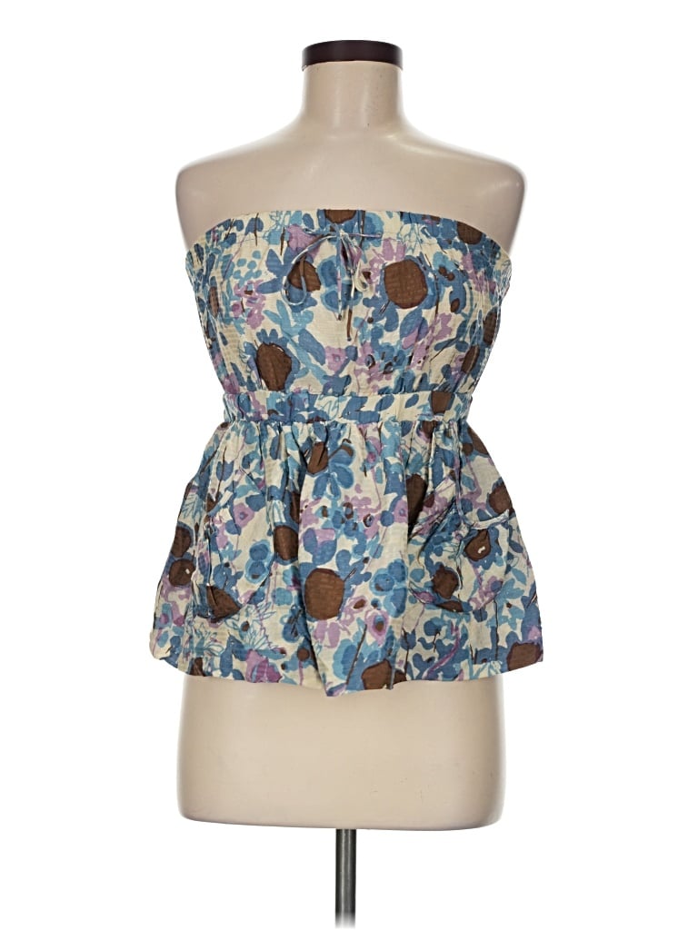 Pre-owned Tracy Reese Sleeveless Blouse In Blue