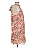 Socialite 100% Polyester Paisley Orange Casual Dress Size L - photo 4
