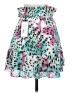 IRO Animal Print Teal Silk Skirt Size EU (FR) 34 / US 2 - photo 2