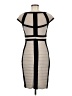 Jax Stripes Gray Cocktail Dress Size 8 - photo 2