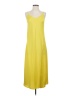 Scoop Solid Yellow Casual Dress Size 0 - photo 1