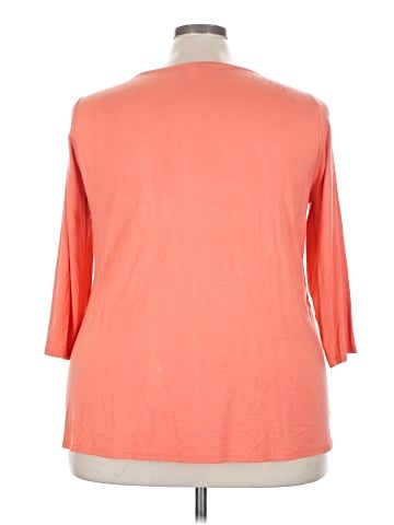 Joan Vass New York 3/4 Sleeve T-Shirt (view 2)