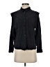 Cotélac Plaid Blue Black Long Sleeve Blouse Size Sm (1) - photo 1