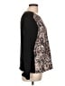 Cathy Daniels Animal Print Black Long Sleeve Blouse Size L - photo 4