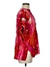 Natori 100% Rayon Red Short Sleeve Blouse Size M - photo 4