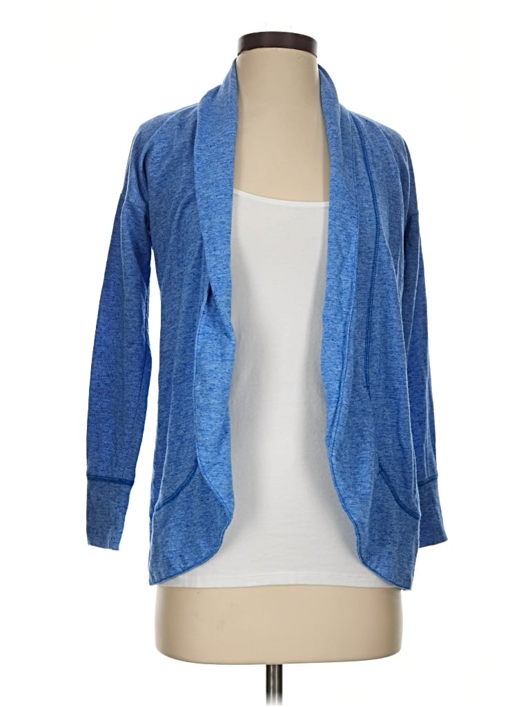 Pre-owned T By Talbots Cardigan Sweater In Blue