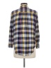 Caslon 100% Rayon Plaid Yellow Long Sleeve Button-Down Shirt Size Med Petite - photo 2