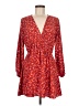 Zara Hearts Red Casual Dress Size M - photo 1
