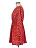 Zara Hearts Red Casual Dress Size M - photo 5