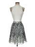 Ted Baker London 100% Polyester Animal Print Silver Cocktail Dress Size 2 (0) - photo 1