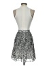 Ted Baker London 100% Polyester Animal Print Silver Cocktail Dress Size 2 (0) - photo 2