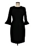 Donna Morgan Solid Black Cocktail Dress Size 6 - photo 1