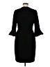 Donna Morgan Solid Black Cocktail Dress Size 6 - photo 2