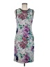 Phoebe Floral Gray Cocktail Dress Size 6 - photo 1