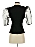 Zara Black 3/4 Sleeve Top Size S - photo 2