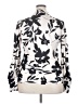 Unbranded Floral Ivory Long Sleeve Blouse Size 2X - photo 2