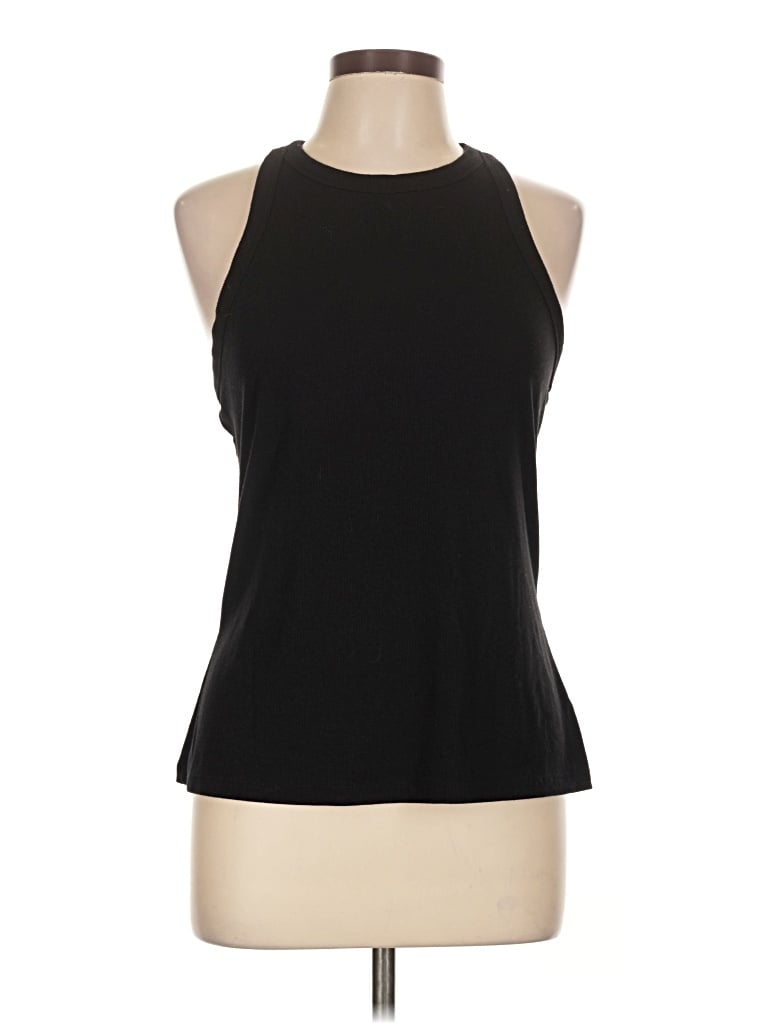 Pre-owned Active By Old Navy Tank Top Black Halter Neckline Tops