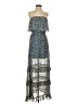 She + Sky 100% Polyester Blue Casual Dress Size S - photo 1