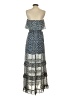 She + Sky 100% Polyester Blue Casual Dress Size S - photo 2