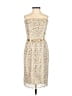 Cache Animal Print Ivory Cocktail Dress Size 4 - photo 1