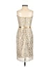 Cache Animal Print Ivory Cocktail Dress Size 4 - photo 2