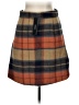 Lulus 100% Polyester Plaid Orange Casual Skirt Size S - photo 2