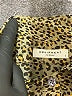 Equipment Animal Print Gold Sleeveless Button-Down Shirt Size L - photo 7