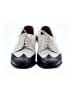 Salvatore Ferragamo Color Block White Flats Size 5 - photo 2
