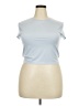 Divided by H&M Blue Short Sleeve Top Size XXL - photo 1