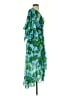 CAbi 100% Polyester Tropical Green Cocktail Dress Size XS - photo 4