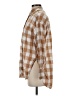 Maeve by Anthropologie 100% Cotton Checkered-gingham Brown Long Sleeve Button-Down Shirt Size XS - photo 5