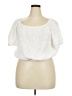 Ann Taylor White Short Sleeve Top Size XXL - photo 1