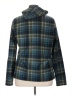 O'Neill 100% Polyester Plaid Teal Zip Up Hoodie Size XL - photo 2