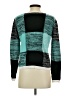 Forever 21 100% Cotton Color Block Teal Pullover Sweater Size 00 - photo 2