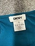 DKNY 100% Polyester Solid Teal Casual Dress Size 12 - photo 7