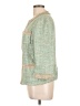 Lafayette 148 New York Tweed Green Jacket Size 10 - photo 5