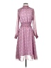 OPT 100% Polyester Paisley Purple Casual Dress Size S - photo 1